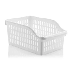Корзинка для продуктов в холодильник белая 200*300*140 мм