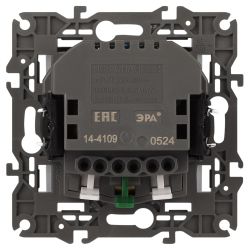 14-4109-01 ЭРА Розетка 2P+E 16A-250В, штор. с 2xUSB 5В-3А, Эра Elegance, белый | Elegance Белый