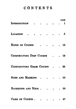 Making a tennis court | George Ethelbert Walsh