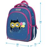 Ранец Berlingo Expert Light Funny owl 38х28х15см, 3 отд., с анатомической спинкой