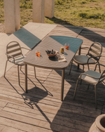 Joncols Уличный алюминиевый стол с зеленой отделкой 180 x 90 см