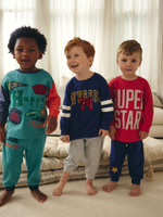 Пижама для мальчика Next B58-560, 3 шт., Красный, Синий, Бирюзовый