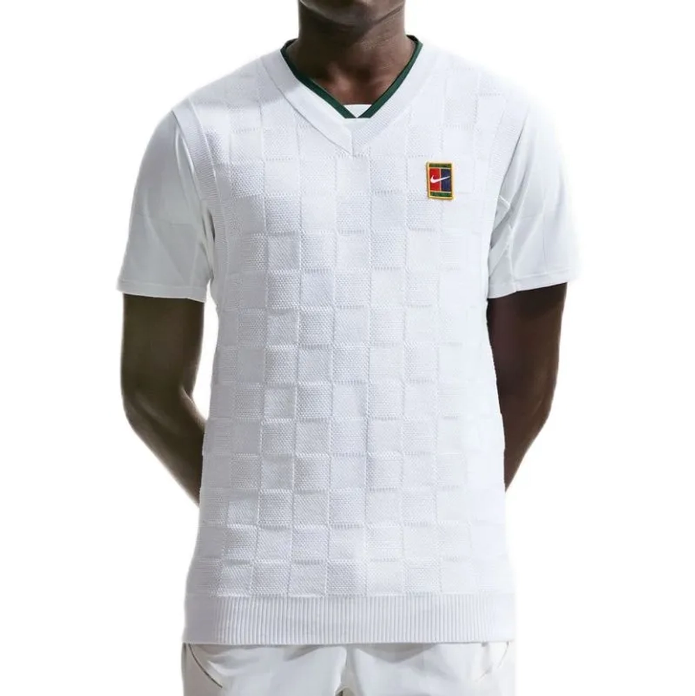Теннисная жилетка Nike Court Slam Sweater - white