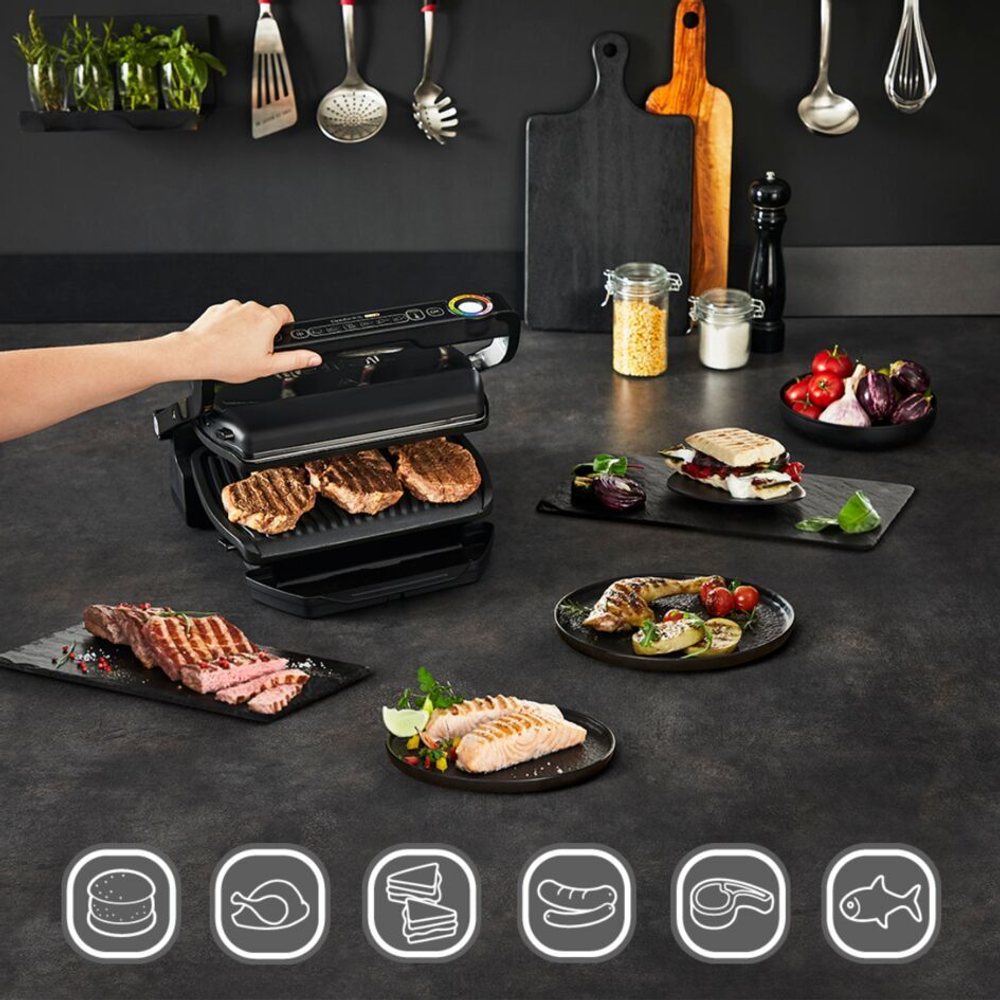Набор Tefal Optigril Elite GC714834 + насадка XA724810