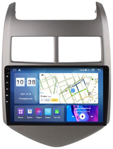 Магнитола для Chevrolet Aveo 2012-2015 - Parafar PF992UHD на Android 13, QLED, ТОП процессор, 8Гб+128Гб, CarPlay, 4G SIM-слот