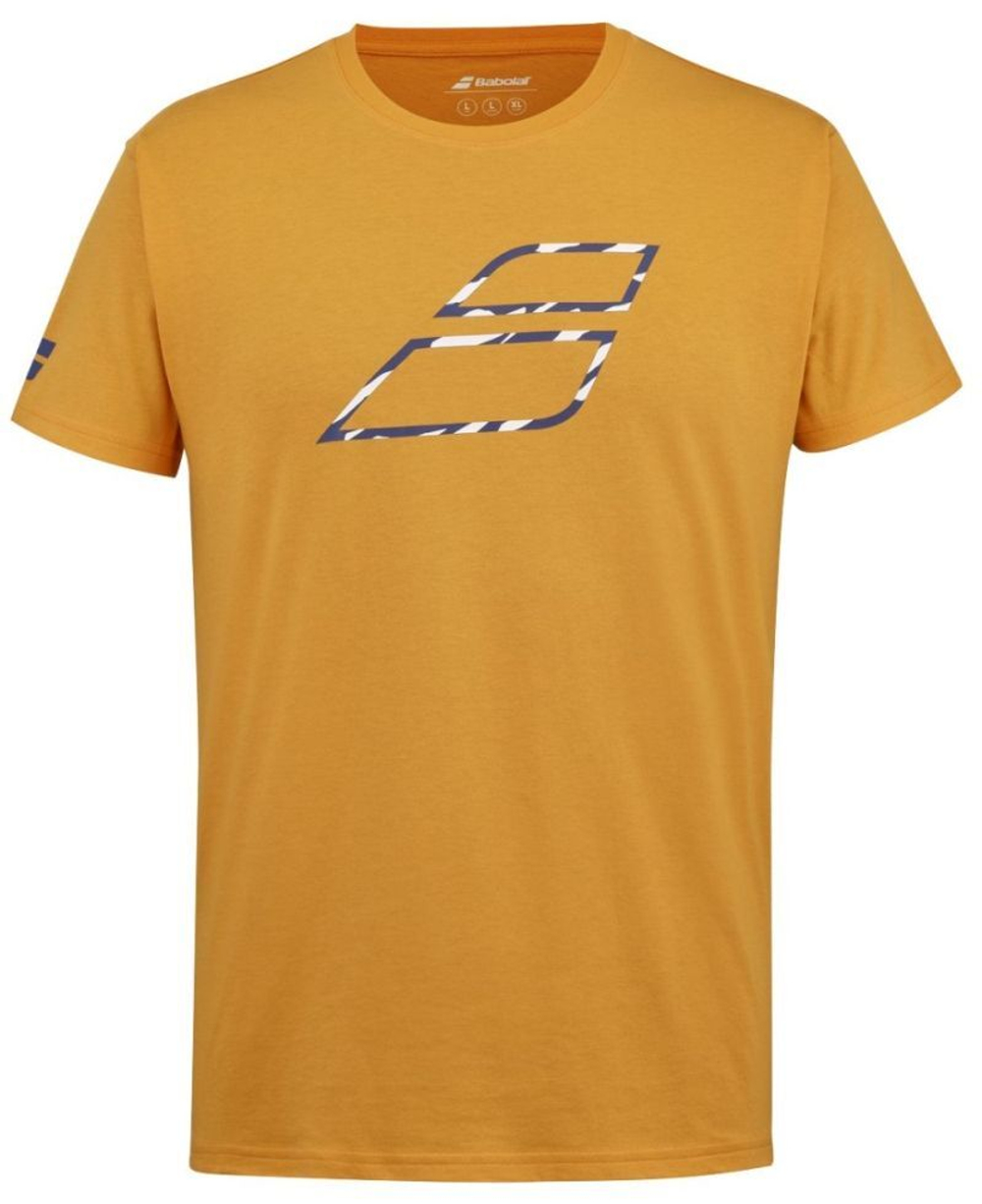 Теннисная футболка Babolat Exercise Big Flag Tee Men - autumn glory