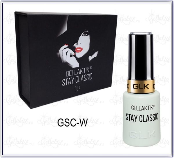 Gellaktik Гель-лак STAY CLASSIC (GSC-W) 12 мл