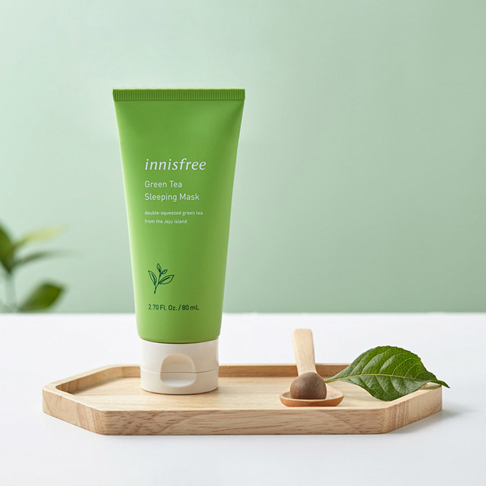 Innisfree Green Tea Sleeping Pack маска для лица ночная с зеленым чаем