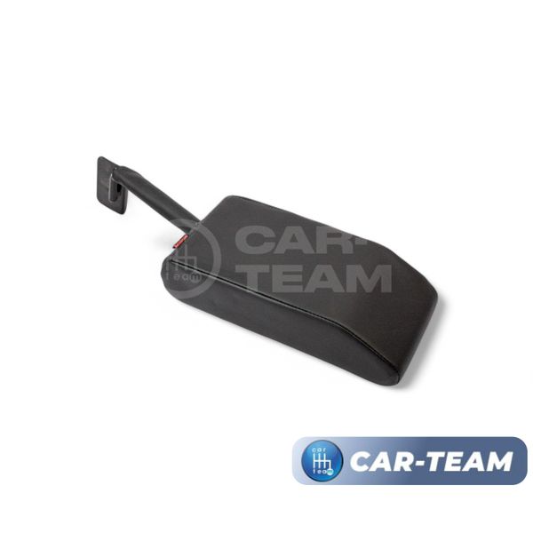 Подлокотник Renault Logan 1 2009-2013г.в., Sandero 1 2009-2013г.в., Duster 1 2010-2015г.в. из экокожи (к сиденью без подушки безопасности, к сиденью с регулировкой по высоте) "Аламар"