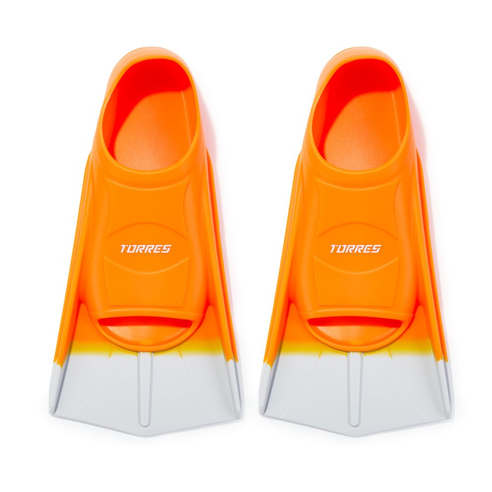 Ласты для бассейна TORRES F01, SWF012405OR, р. EU 39-41 (L), оранжево-серый