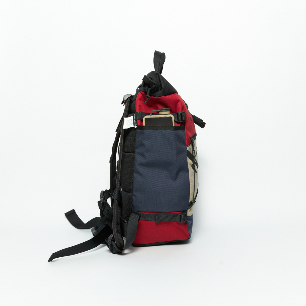 Рюкзак Rolltop Grubo 500 M степной/чернильный/темный алый