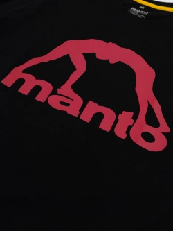 Футболка MANTO VIBE 25 чёрно-красная