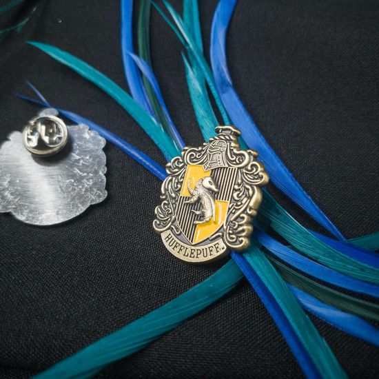 Значок металлический факультета Пуффендуй, 3,5 см