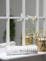 Декор для дома и интерьера "Зеркальное окно-арка с полочкой" 36*60 см