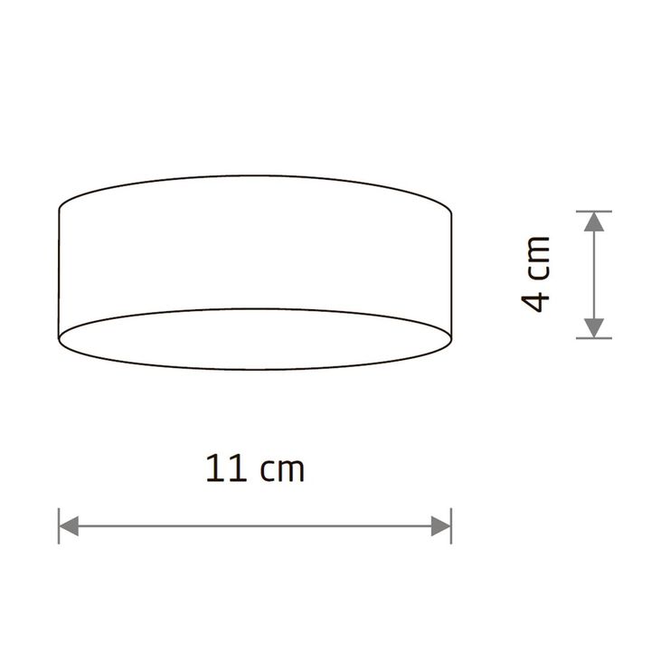 Потолочный cветильник Nowodvorski Lid Round Led Black 10406