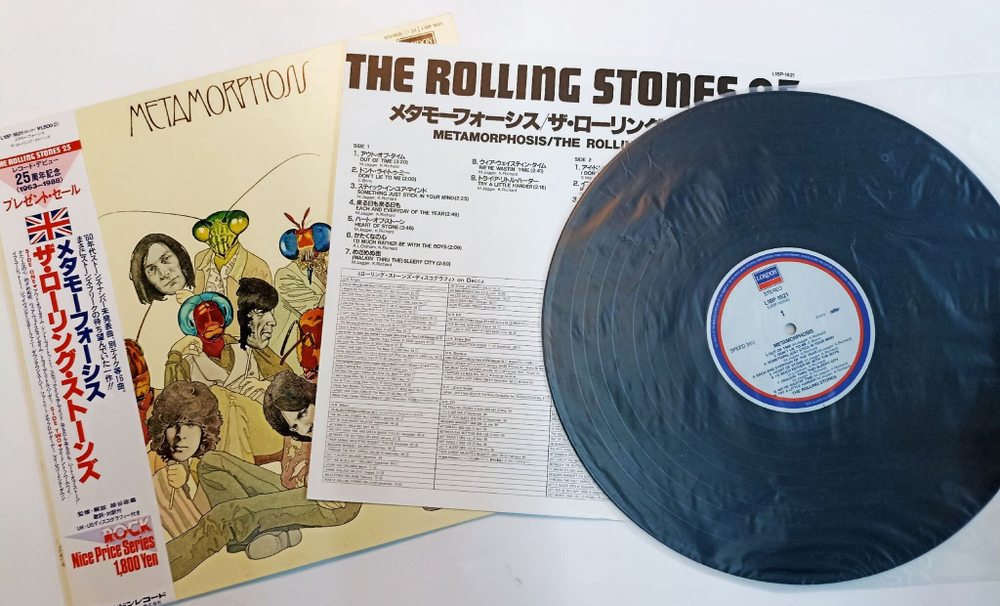 Винтажная виниловая пластинка The Rolling Stones Metamorphosis (Japan 1988)