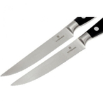 Набор Victorinox кухонный, 2 предмета, лезвие волнистое, черный (подарочная упаковка)