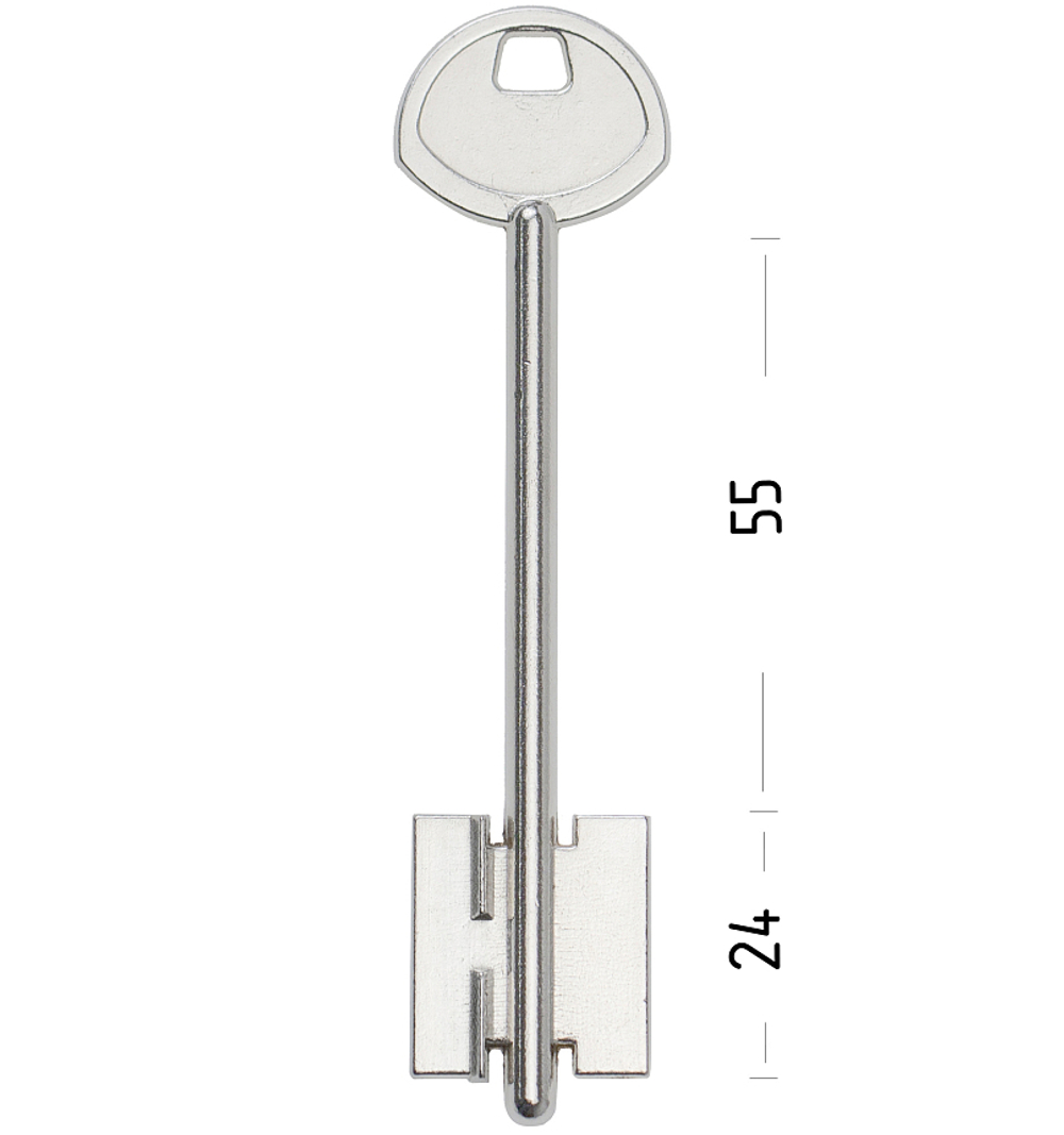 Заготовка сувальдного ключа 10661 GRD16D