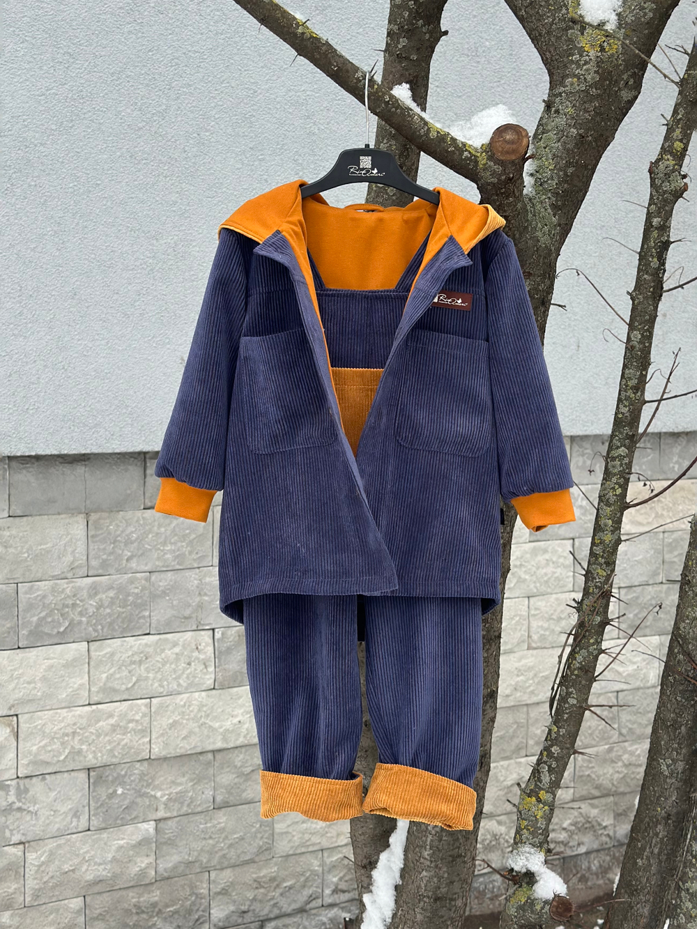 Вельветовый костюм Джинс