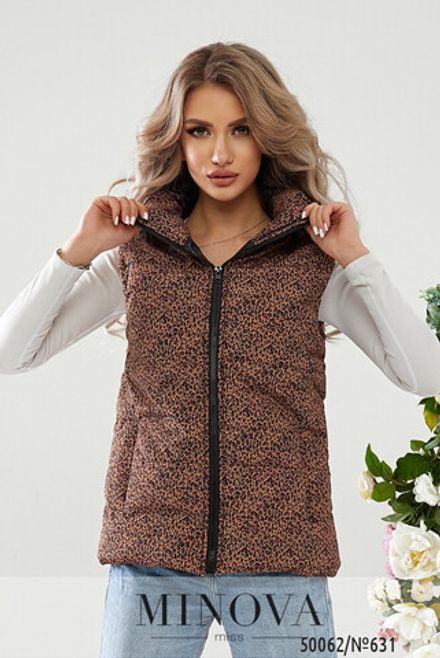 Жилет 631-коричневый Minova Фото 2
