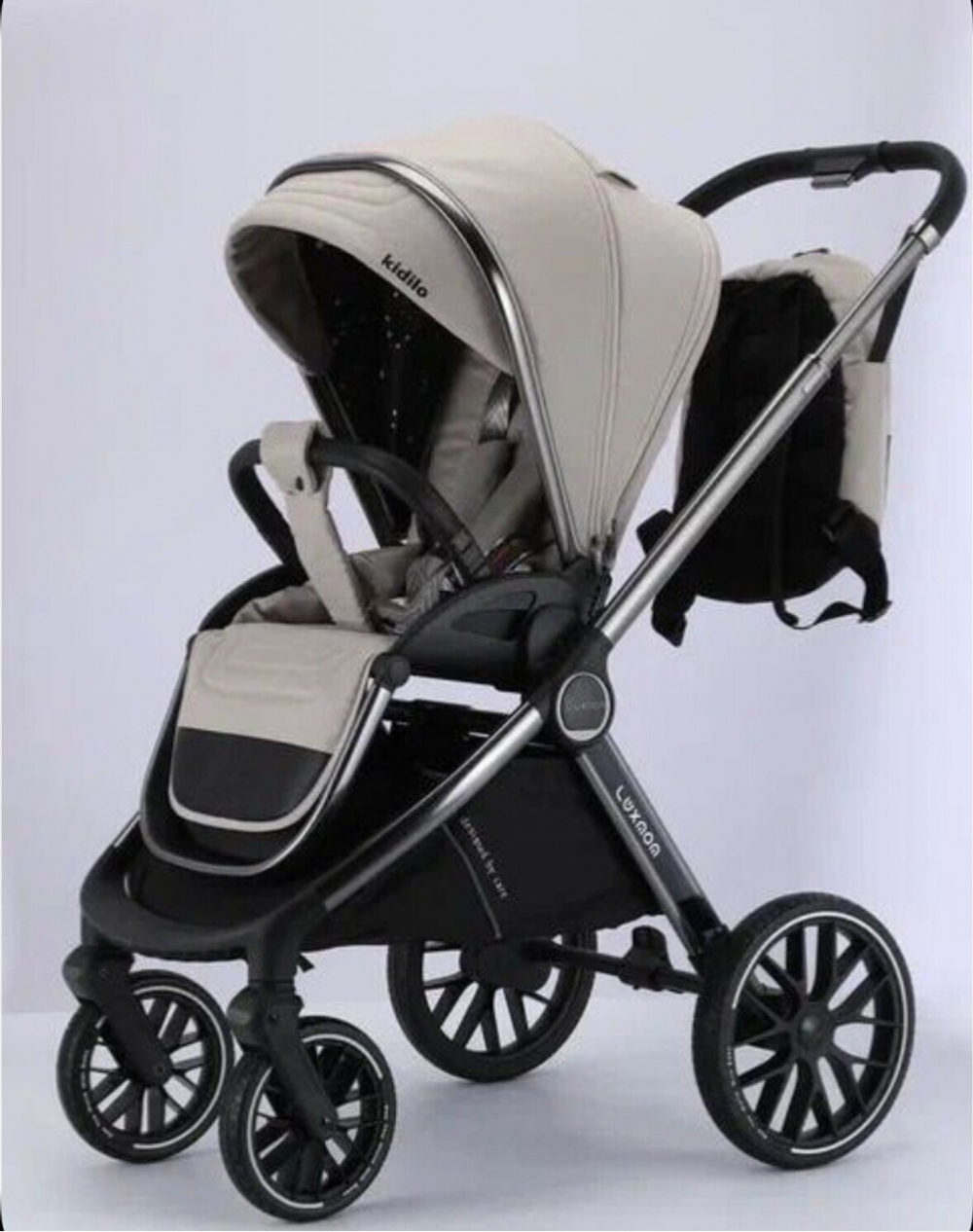 Детская коляска Luxmom 888 3в1 (бежевый)