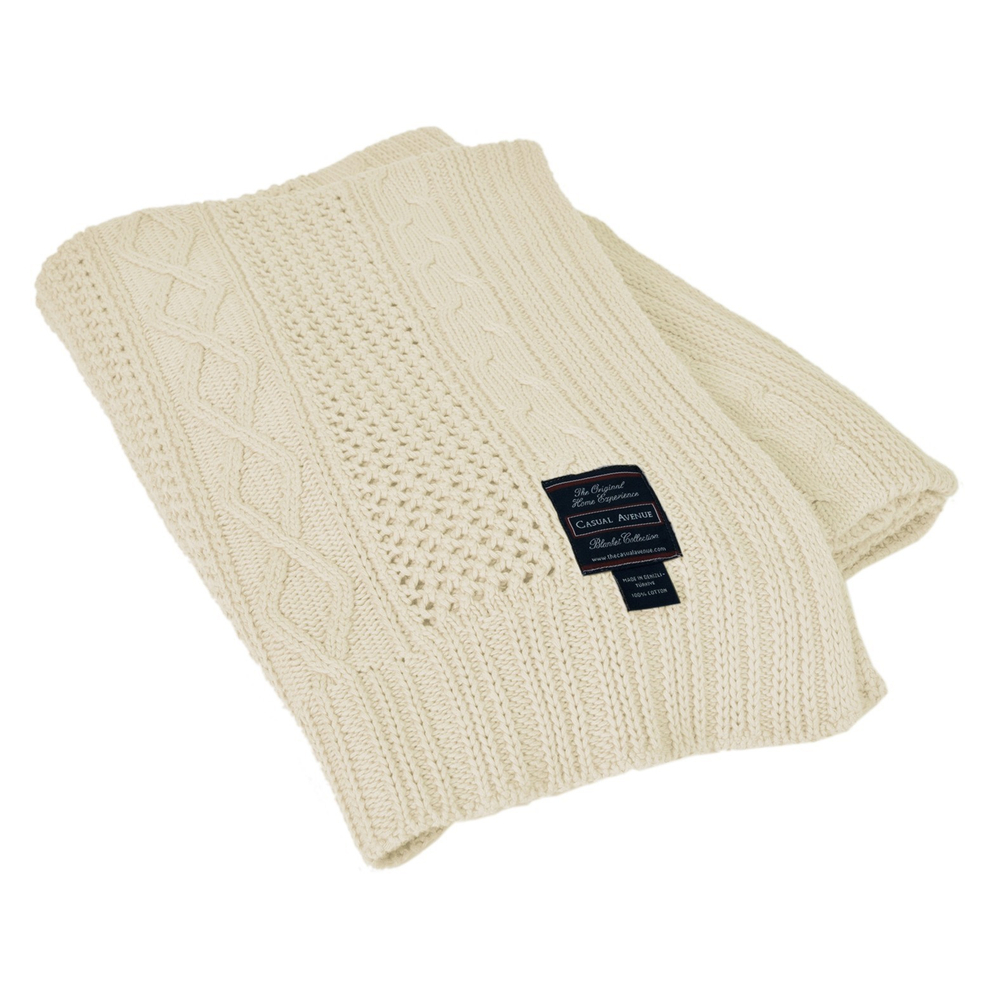 Плед 130х170 Bradford от Casual Avenue слоновая кость Турция