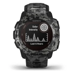Спортивные наручные часы GARMIN INSTINCT Solar Camo Graphite, 010-02293-05