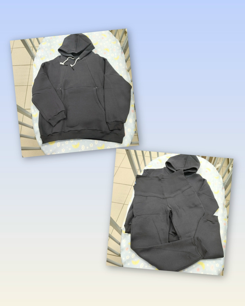 Костюм для беременных из футера с начесом