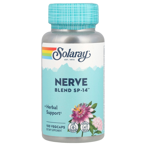 Solaray, Nerve Blend SP-14 ™, 100 растительных капсул