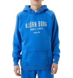 Кофта для мальчика теннисная Björn Borg Sthlm Hoodie - небесный