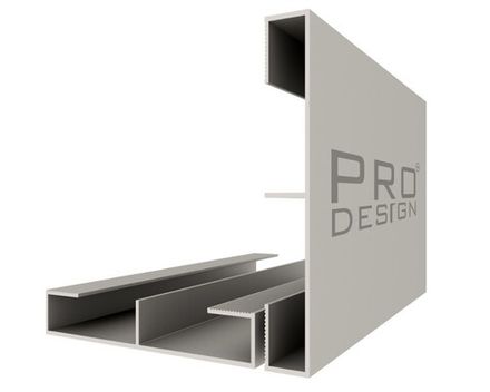 Вставка в плинтус Pro Design 1965 грунт под покраску, 2700x12x70 мм