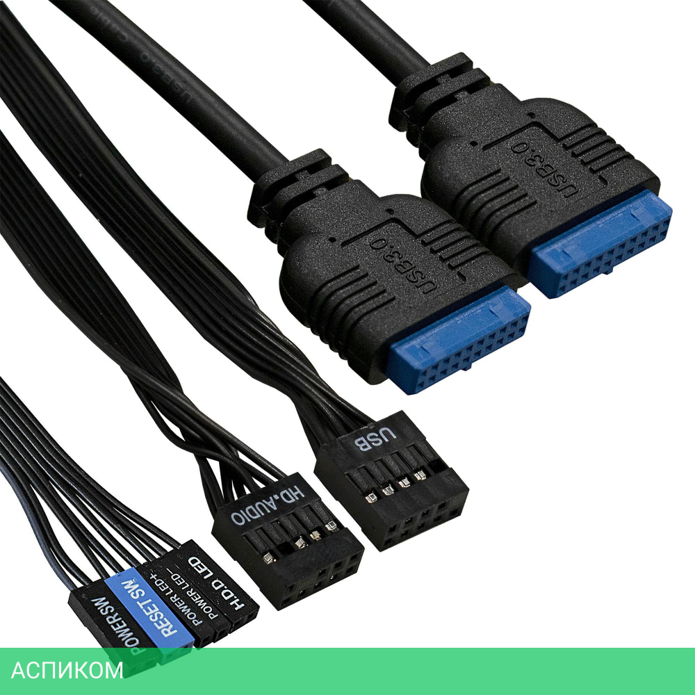 Корпус ExeGate BA-309U2 без БП черный (EX286429RUS)