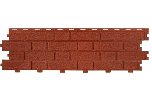 Сайдинг виниловый Tecos Brickwork Бисмарк Акрил 1140х350 мм
