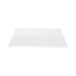 Доска разделочная 400х300х12 белая пластик мки1714