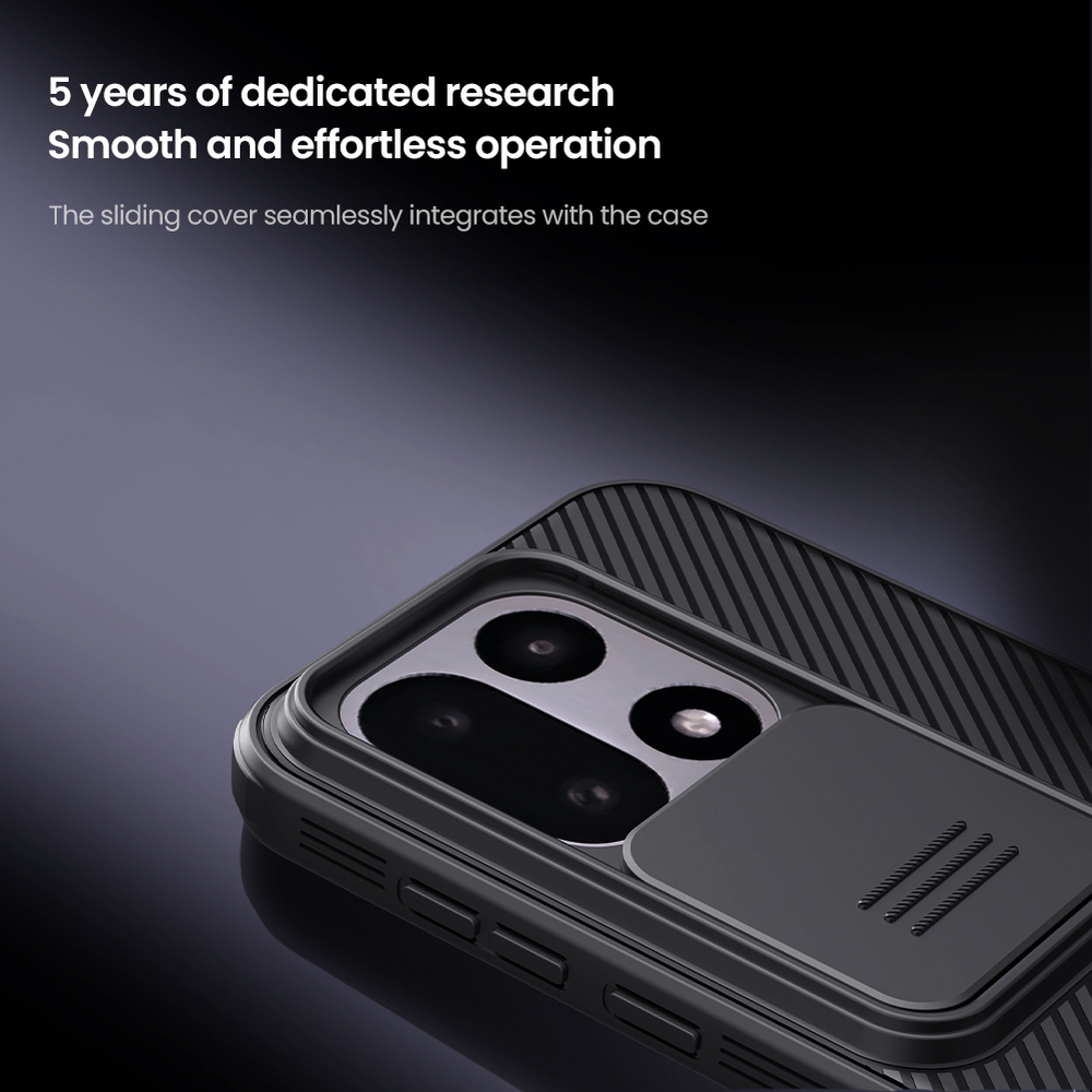 Чехол защитный для смартфона OnePlus 15, серия CamShield Pro Case (защитная сдвижная шторка для камеры) от Nillkin