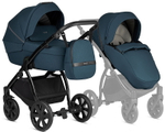 Детская коляска Noordi Luno All Trails 3 в 1 с автокреслом Terra Edusky Black 1012617 Ocean Blue