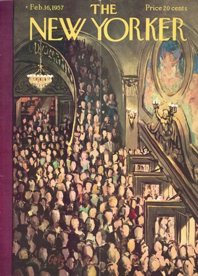 Журнал The New Yorker 16-02-1957