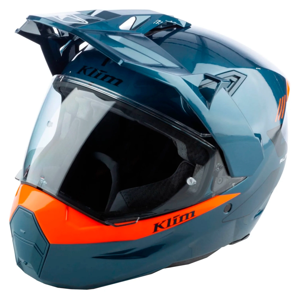 Шлем Klim X1 Alpha глянцевый петроль/оранжевый, размер XL (RR)