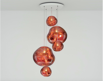 Люстра TOM DIXON MELT COPPER LARGE ROUND