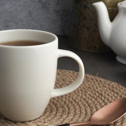 Кружка 250 мл белая d 7,8 см h8,8 см фарфор Cone   Noble [6]