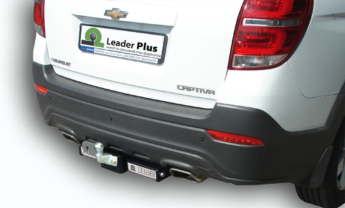 Фаркоп(прицепное) Лидер-Плюс для CHEVROLET CAPTIVA 2006- ... (C НЕРЖАВЕЮЩЕЙ ПЛАСТИНОЙ)(паспорт и сертификат в комплекте)(без электрики)C217-F(N)