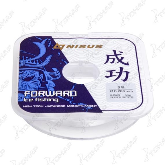 Леска FORWARD ICE FISHING 0,286mm/50m Nylon Transparent (N-FIF-0.286-50) Nisus