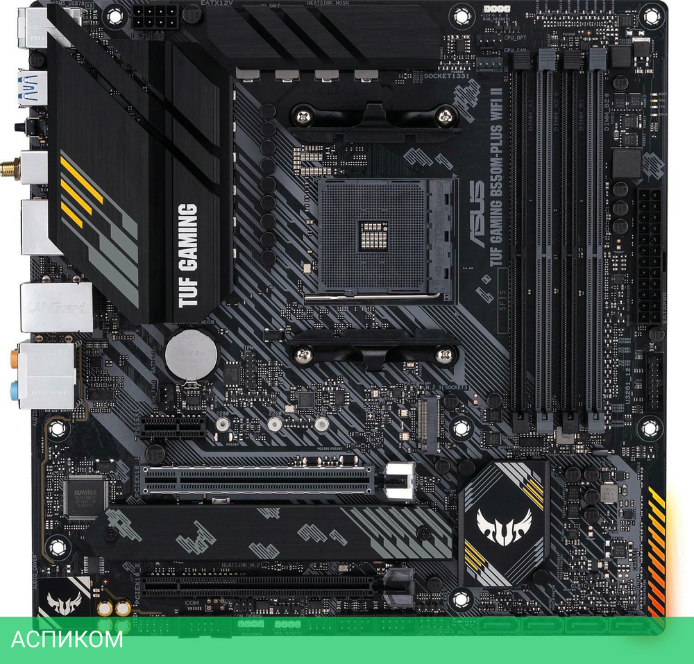 Материнская плата ASUS TUF Gaming B550M-Plus WiFi II (90MB19Y0-M0EAY0)