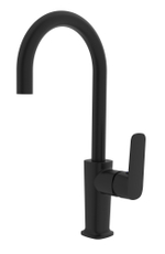 073523-C Смеситель од. для кухни выс. (ЧЕРНЫЙ) ViEiR (10/1шт)