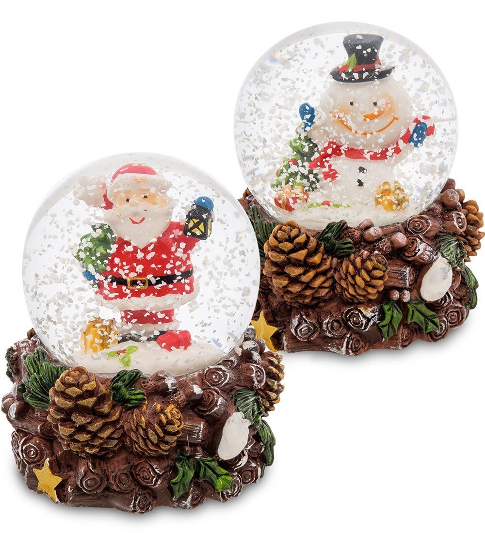 XM-609 Шар со снегом «Новогодняя сказка»