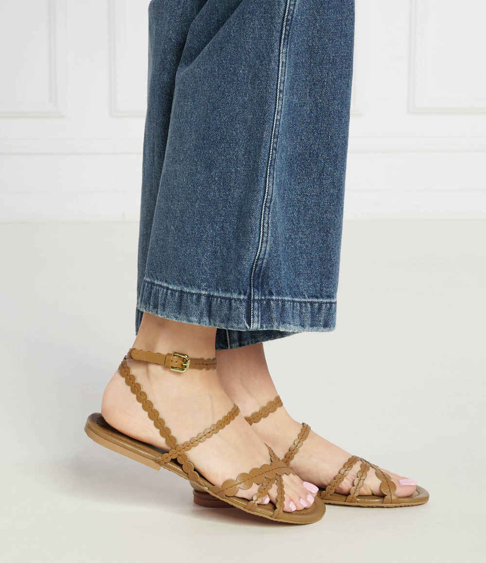 Кожаные босоножки kaddy See By Chlo\u00e9 - коричневый(SB42031A 19003)