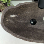 Каменная раковина из речного камня RS-04864 (56*34*15) 0857 из натурального камня