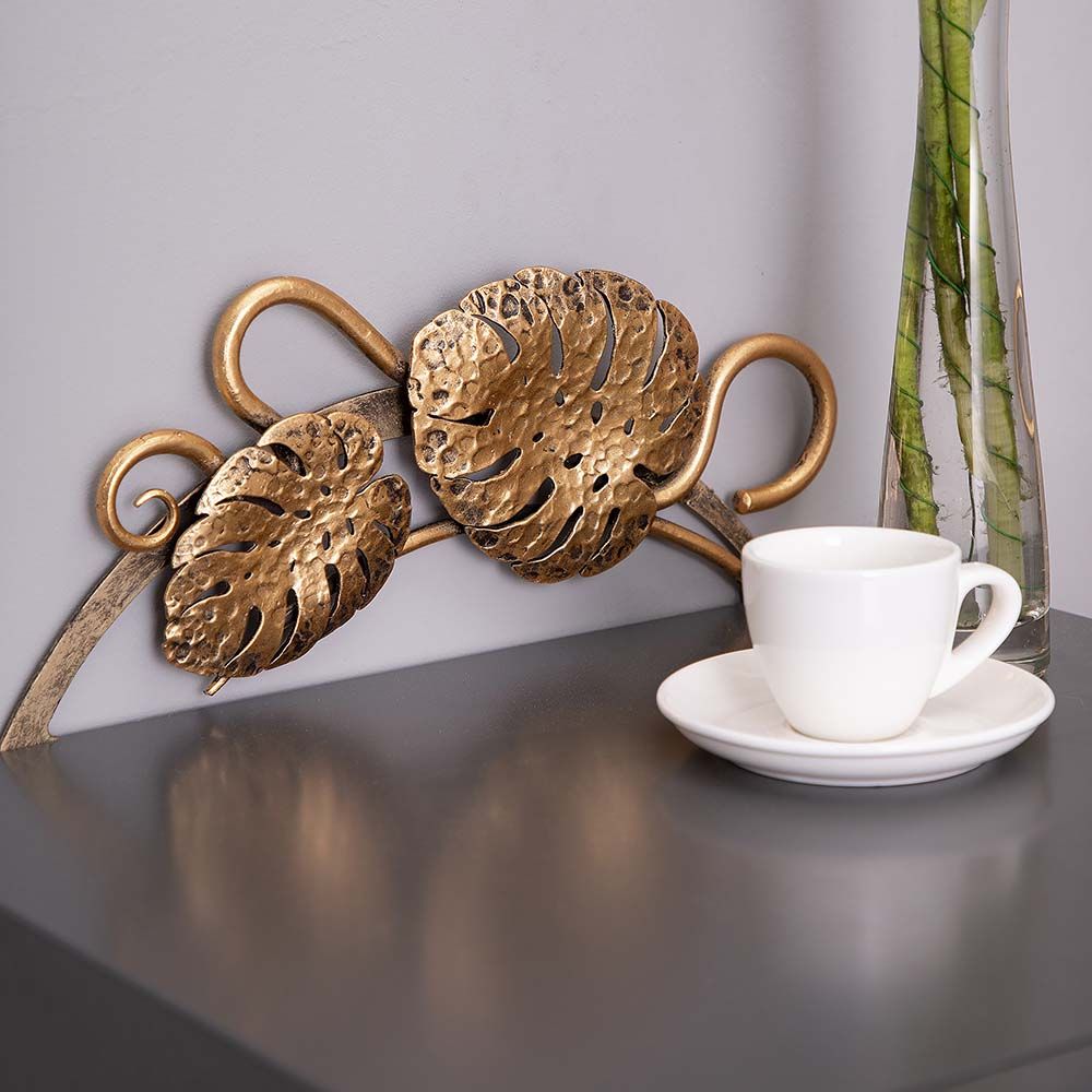 Тумба прикроватная Monstera Deliciosa (Монстера) подвесная Серый