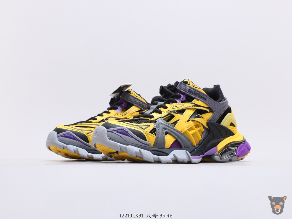 Кроссовки Track.2 Yellow/Grey/Violet