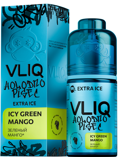 Ароматизатор VLIQ Холодно Песец Зеленый Манго